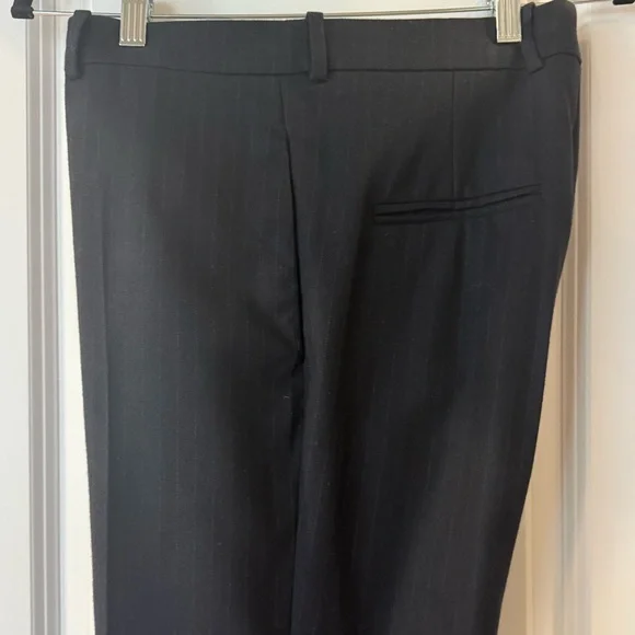 Zara Double Breasted Dark Navy Blue Pinstripe Suit Set - Picture 5 of 6